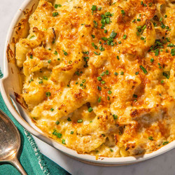 Crab Macaroni Gratin