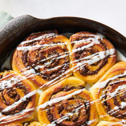 Cast Iron Brioche Rolls, Two Ways