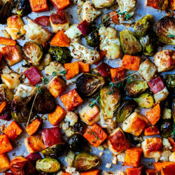 Halloumi And Fall Vegetable Roast