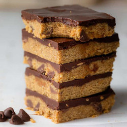 No Bake Cookie Dough Bars