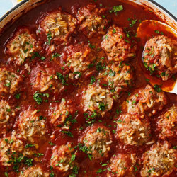 Baked Porcupine Meatballs Recipe