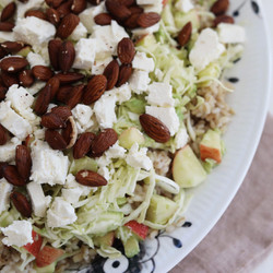 Pearl Barley Salad With Apple And Cabbage