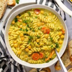 Chickpea Noodle Soup