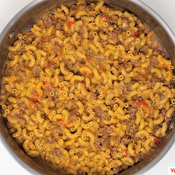 Skillet Beef And Cheese Macaroni