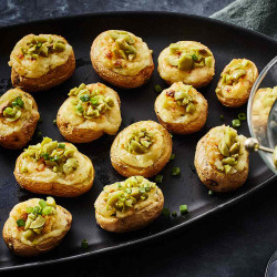Dirty Martini Dip Mini Stuffed Potatoes