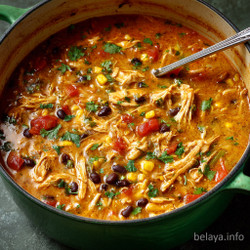 Easy Chicken Enchilada Soup