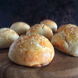 Quick Brioche Burger Bun Recipe
