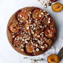 Spiced Plum Cake (vegan &amp; Gluten-free)