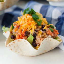 Slow Cooker Chicken Burrito Bowl Recipe
