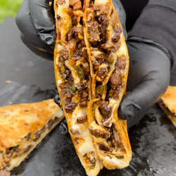 Carne Asada Quesadillas With Chipotle Mayo