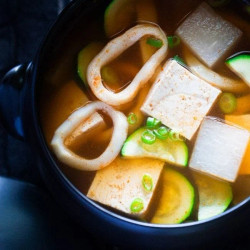Korean Squid Soup (ojingeo Guk)