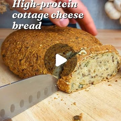 High-protein Cottage Cheese Bread