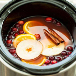 Slow Cooker Cranberry Apple Cider