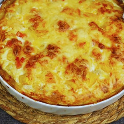 Картопляний Пиріг З Куркою Та Сиром