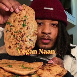 Homemade Vegan Naan