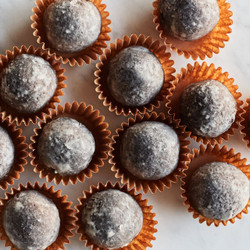 Fudgy Bourbon Balls