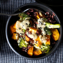 Miso Sweet Potato And Broccoli Bowl