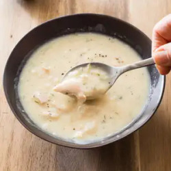 Avgolemono (greek Chicken And Rice Soup With Egg And Lemon)