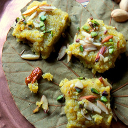 Cauliflower Sweetmeat (phulkopir Mithai)