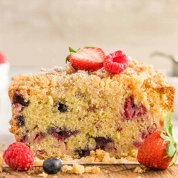 Mixed Berry Quick Bread