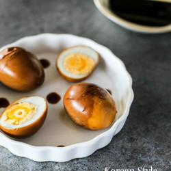 Korean Style Braised Eggs