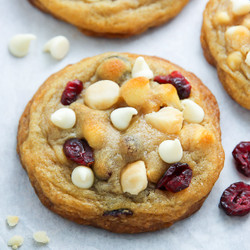 Cranberry White Chocolate Macadamia Nut Cookies