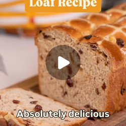 Hot Cross Bun Loaf