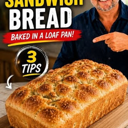 Focaccia Sandwich Bread In A Loaf Pan