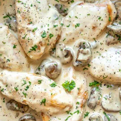 Romantic Chicken With Artichokes And Mushrooms