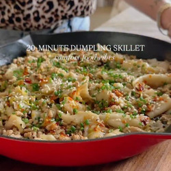 20-minute Dumpling Skillet