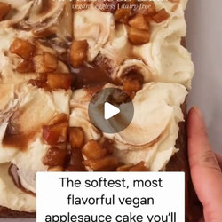 Vegan Applesauce Cake