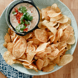 Yogurt Queso With Cilantro Cream