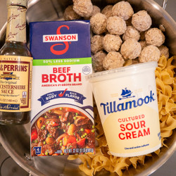 One-pan Swedish Meatball Noodles
