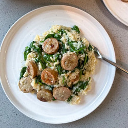 One-Pot Chicken Sausage &amp; Rice