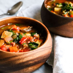 Whole30 Minestrone Soup - The Defined Dish - Recipes