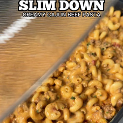 Creamy Cajun Beef Pasta