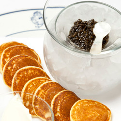 Ossetra Caviar With Blinis And Sour Cream