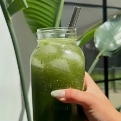 Refreshing, Gut-friendly Matcha Chia Lemonade