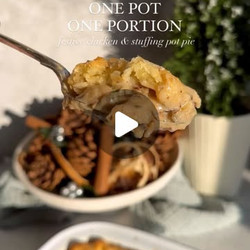 Chicken &amp; Stuffing Pot Pie