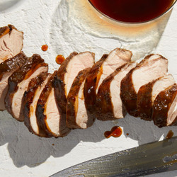 Crockpot Brown Sugar &amp; Balsamic–glazed Pork Tenderloin
