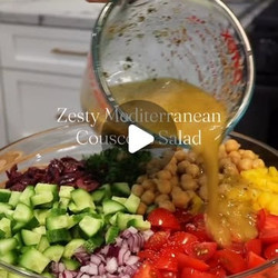 Zesty Mediterranean Couscous Salad