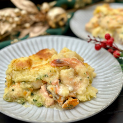 Seafood Pie (luxury Version Of A Fish Pie)