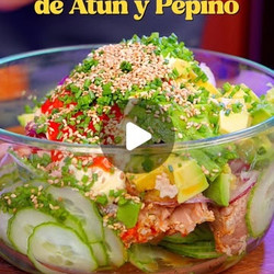Ensalada De Atún Y Pepino / Tuna And Cucumber Salad