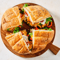 Kipshoarma op turks brood