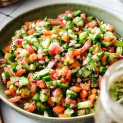 Arabic Salad With Simple Dressing