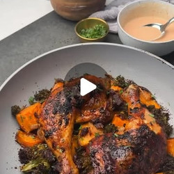 Roasted Chicken &amp; Veggie Dinner