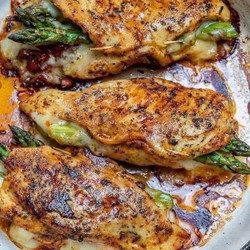 Asparagus Stuffed Chicken
