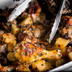 Italian Baked Chicken And Potatoes
