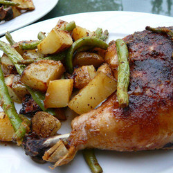Greek Lemon Chicken And Potato tray Bake