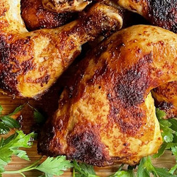 Baked Chicken Leg Quarters